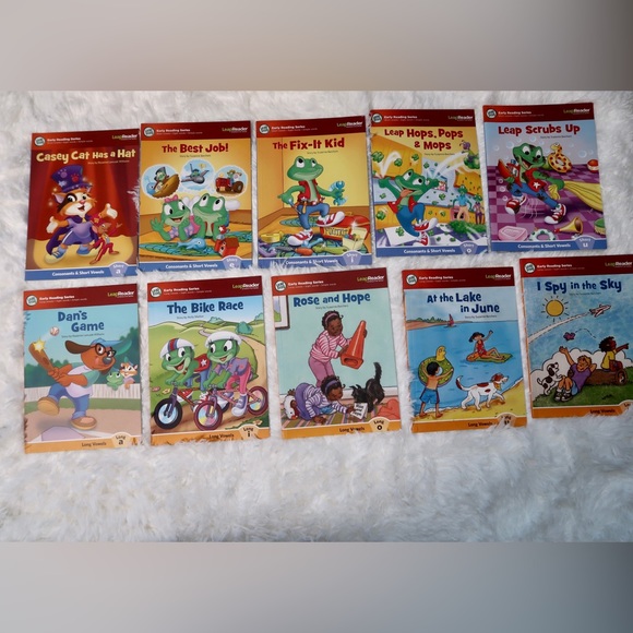 LeapFrog LeapReader System Learn to Read 10 Book Bundle | KIDS - Picture 3 of 7